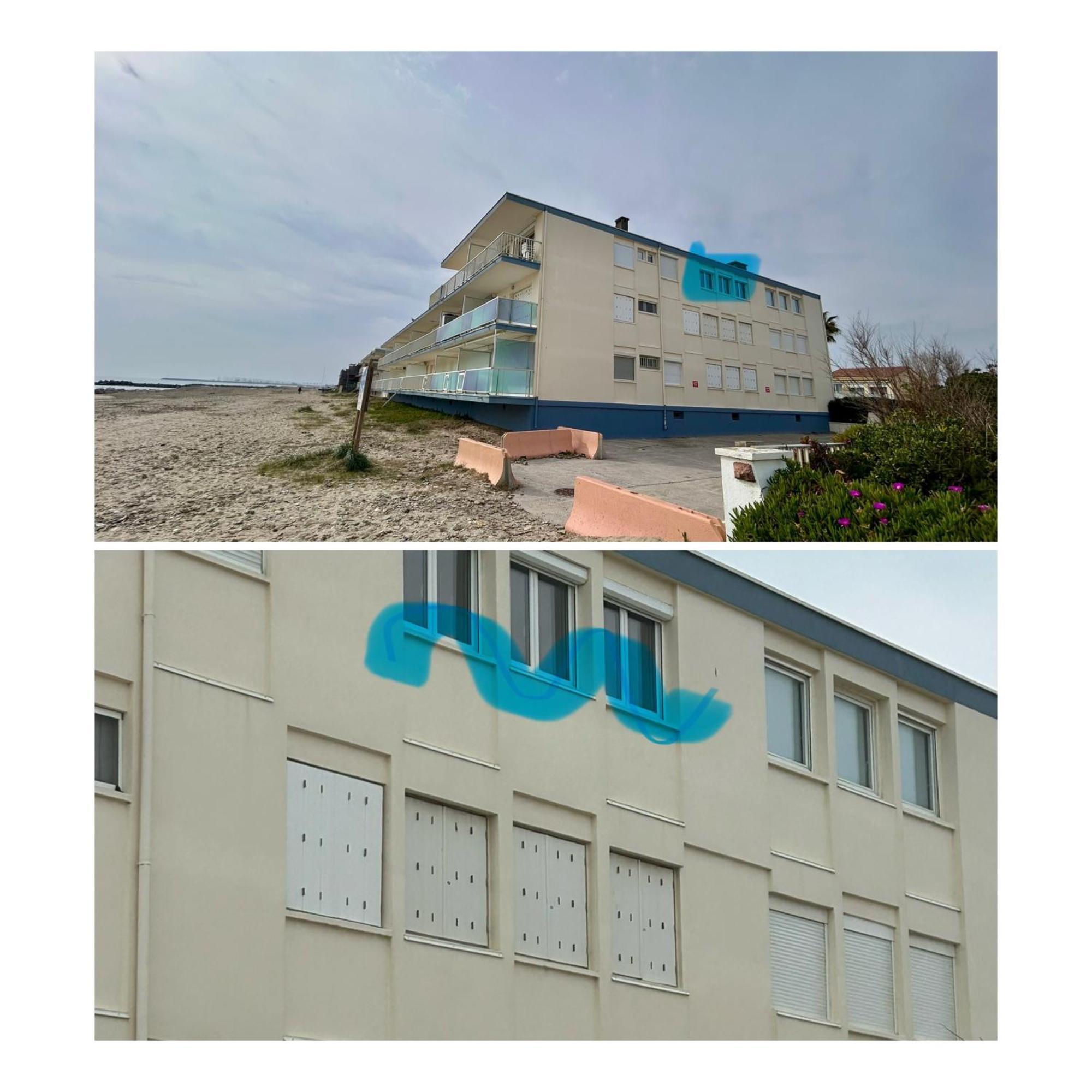 Estudio 1Ere Ligne Vue Mer ,Place De Parking Privee Acces A La Plage De La Residence 3Eme Etage Palavas-les-Flots Exterior photo